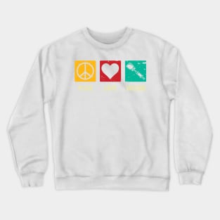 Peace Love Vaccine Crewneck Sweatshirt